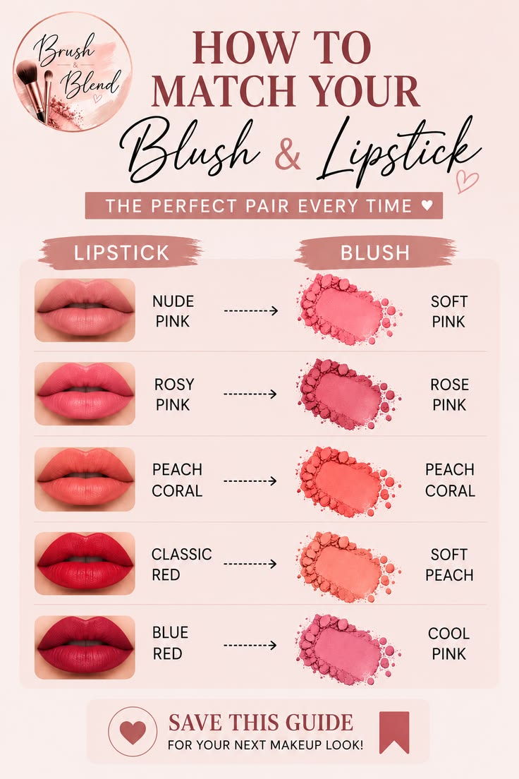 How to Match Blush and Lipstick — Without Looking Matchy